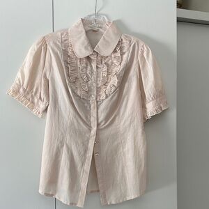 Twentyone Blush Pink women’s Ruffled Blouse